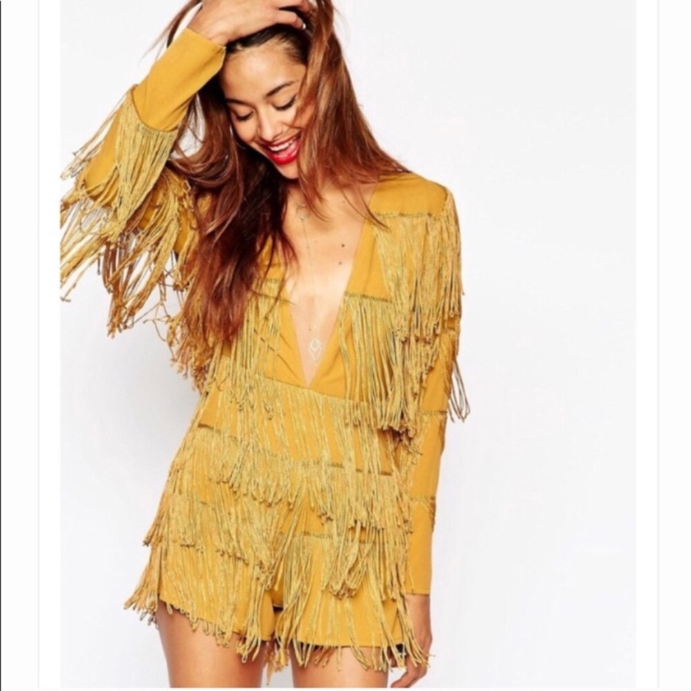 Asos mustard color jumpsuit!